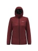 Salewa W ORTLES TIROLWOOL STRETCH HOODED JACKET in Bordeaux