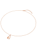 Lulu & Jane Kette Schloß aus Sterling Silber in roségold