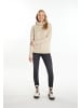 myMo Damen Strickpullover in Creme