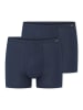Schiesser Shorts Cotton Essentials in Dunkelblau
