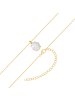 Rafaela Donata Kette aus Sterling Silber mit Opal (synth) in gelbgold