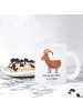 Mr. & Mrs. Panda Teetasse Sternzeichen Steinbock mit Spruch in Transparent