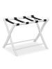 relaxdays Kofferständer in Weiß - (B)66,5 x (H)52,5 x (T)48 cm