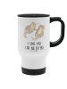 Mr. & Mrs. Panda Thermo-Kaffeebecher Otter Hände halten mit Spruch in Weiß