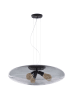 Licht-Erlebnisse Pendelleuchte (B)60 x (L)60 x (T)105 cm in Chrom Graphit