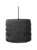 Beliani Pendelleuchten SUAPURE in Schwarz/Gold - (W) 30 x (H) 75 x (L) 30 cm