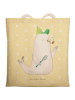 Mr. & Mrs. Panda Shopping Bag Robbe Sherlock ohne Spruch in Gelb Pastell