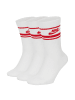 Nike Socken 3er Pack in Weiß/Rot