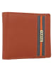 mano Don Leonardo Geldbörse RFID Leder 11 cm in cognac