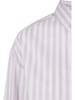 Urban Classics Urban Classics Damen Ladies Oversized Stripe Shirt in white/lilac