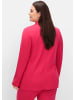 sheego Sweatblazer in sorbet pink