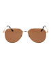 Serengeti Unisex Sonnenbrille Flieger Rose Gold