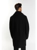 DreiMaster Herren Übergangsmantel In Wolloptik in Schwarz