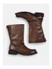 Felmini Wide Fit Stiefel in Braun