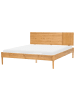 Beliani Doppelbett FLAVIGNAC in Braun - (W) 168 x (H) 90 x (L) 211 cm
