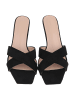 Ital-Design High-Heel Sandalette in Schwarz