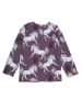 Walkiddy Langarmshirt Schimmel Horses in Purple