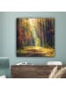 OnlyWow Leinwand Bilder Waldpfad