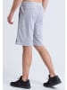 erima Herren Essential Sweatshorts in hellgrau melange/schwarz