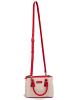 DIANA Handtasche in RED AND WHITE