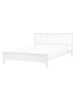 Beliani Doppelbett MAYENNE in Weiß - (W) 169 x (H) 88 x (L) 208 cm
