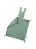 Räuberella Musselin Schmusetuch Hase in Mint - 10x10cm