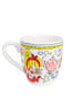 Blond Amsterdam Mini-Becher Mint Rand in Bunt - 200 ml