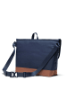 Herschel Cove Messenger - Umhängetasche 16" 38 cm (bitter chocolate/dark roast) in navy/saddle brown