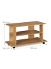 relaxdays TV Board in Holzoptik - (B)80 x (H)45 x (T)40 cm