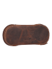 Greenburry Vintage Brillenetui Leder 17 cm in brown