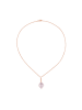 Rafaela Donata Kette Sterling Silber Rosenquarz in roségold