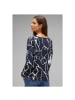 Street One Langarmshirt in deep blue