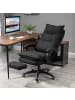 Vinsetto Bürostuhl mit Massagefunktion-70B x 62T x 120-130H cm-Schwarz