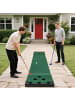 COSTWAY 332 x 50 cm Golf Pong Puttingmatte ohne Linie in Grün