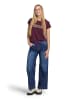 CARTOON Casual-Hose mit weitem Bein in Dark Blue Denim
