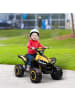 HOMCOM 12V Kinderquad 3-6km/h 3-5 Jahre Gelb