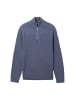Tom Tailor Pullover STRUCTUERED TROYER in Blau