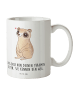 Mr. & Mrs. Panda Kaffeebecher Plumplori Glücklich mit Spruch in Weiß