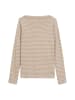 Marc O'Polo Streifen-Longsleeve regular in Light Beige