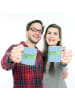 Mr. & Mrs. Panda Trinklernbecher Krokodil ohne Spruch in Blau Pastell