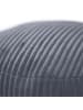 relaxdays Pouf in Dunkelgrau - (H)25 x Ø 35 cm