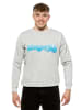 Cotton Prime® Sweatshirt Snowboard in Grau-Melange