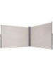 COSTWAY Doppelseitenmarkise 180x600cm in Beige