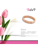 BALIA 333 Rosegold - 8 Karat Damen Ringe 2-reihig Zirkonia Fingerring 58 (18,5)