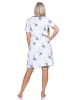 NORMANN Kurzarm Nachthemd floraler Print - 85581 in Allover