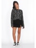 myMo ROCKS Cardigan in black offwhite