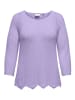 ONLY Carmakoma Strickpullover in Lavender