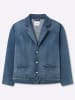 sheego Jeansblazer in blue-bleached