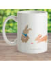 Mr. & Mrs. Panda Camping Tasse Hasen Muschel ohne Spruch in Weiß