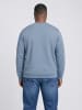 Petrol Industries Meliertes Sweatshirt mit Rundhalsausschnitt stoneford in Blau